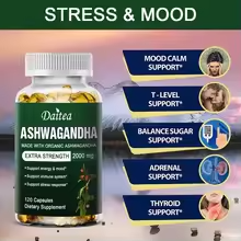 Daitea Ashwagandha Extract Capsules – Antioxidant Support, Stress Relief, Sleep & Immune Health