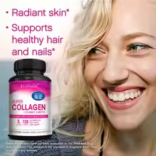 Super Collagen Peptides + Vitamin C & Biotin – Gluten Free, Hair, Skin & Nail Support