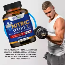 Super Nitric Oxide Supplement – Supports Workout Performance, Muscle Growth & Strength