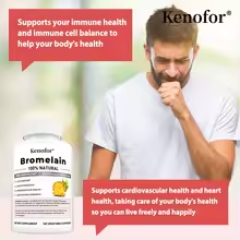 Bromelain Supplement 500 mg – Antioxidant, Immune, Digestive & Joint Support, Metabolism Support