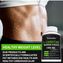 Extra Strength L-Carnitine – 1000 mg per Serving, Metabolism & Performance Support