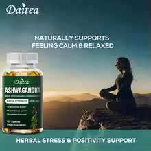 Daitea Ashwagandha Extract Capsules – Antioxidant Support, Stress Relief, Sleep & Immune Health