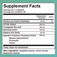 Ox Bile Extract – Digestive Enzyme Support, Gallbladder & Gut Health, Metabolism & Antioxidant Support